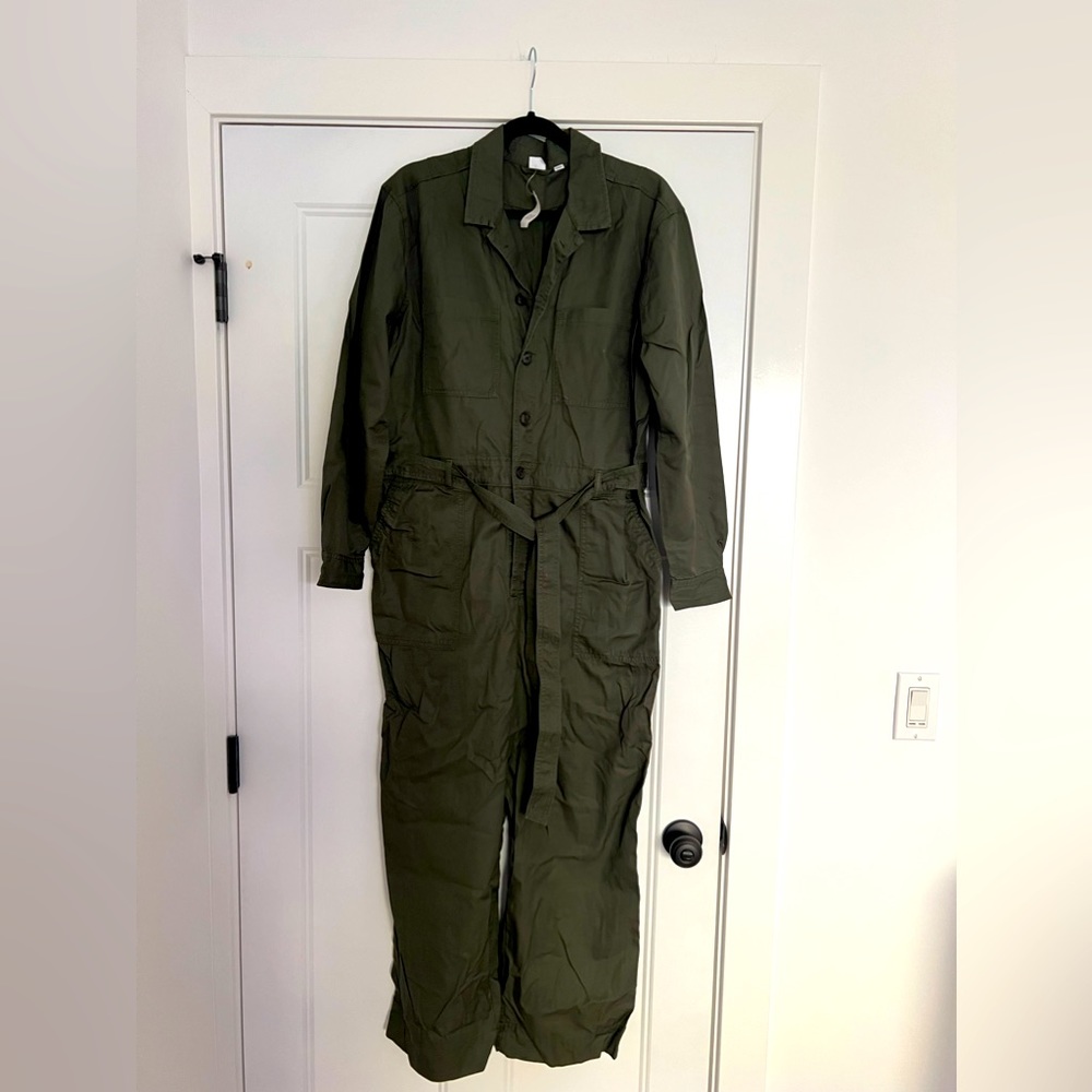 Green jumpsuit